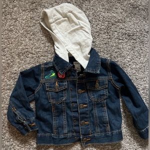Cool baby denim jacket with patches
